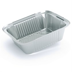 Контейнер алюминиевый + крышка 960 мл. 218х155х40 2007