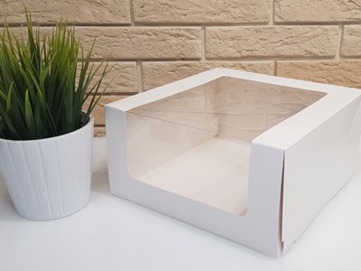 Упаковка "мусс" 235*235*115 белый 1681