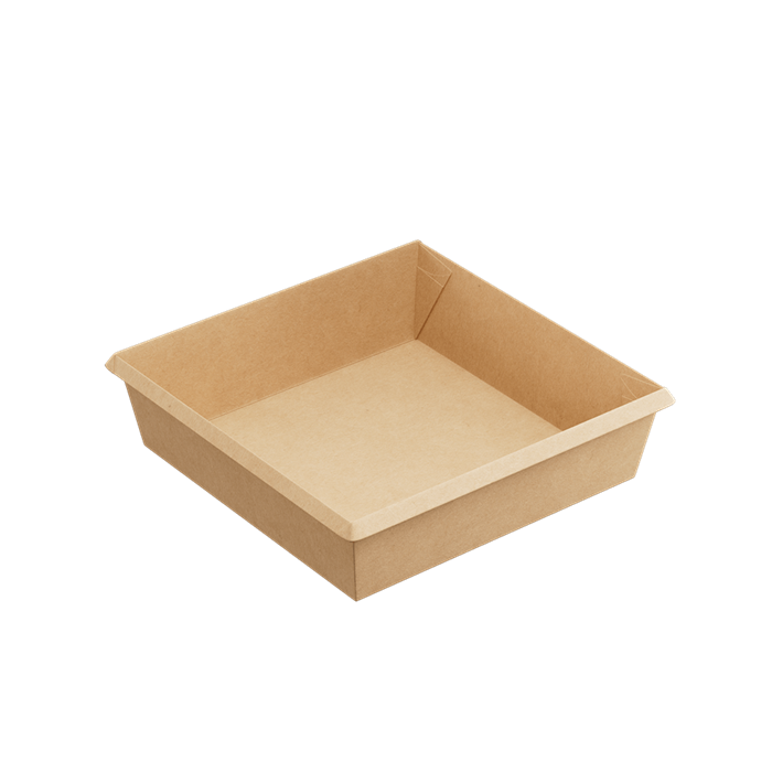 Бумажный контейнер OneClick 950 мл Крафт 2348