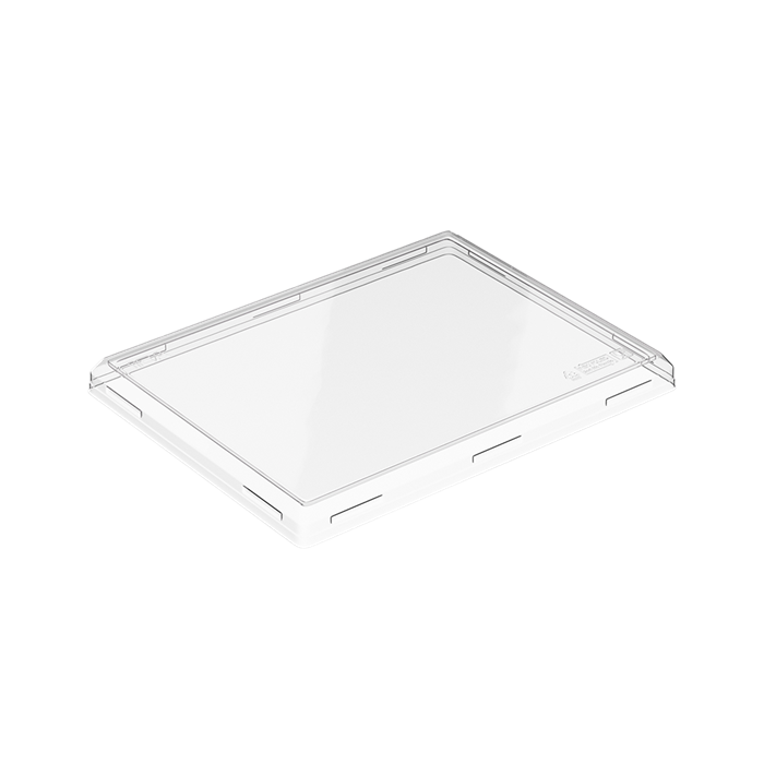 Крышка прозрачная OneClick 1000 мл плоская 2368