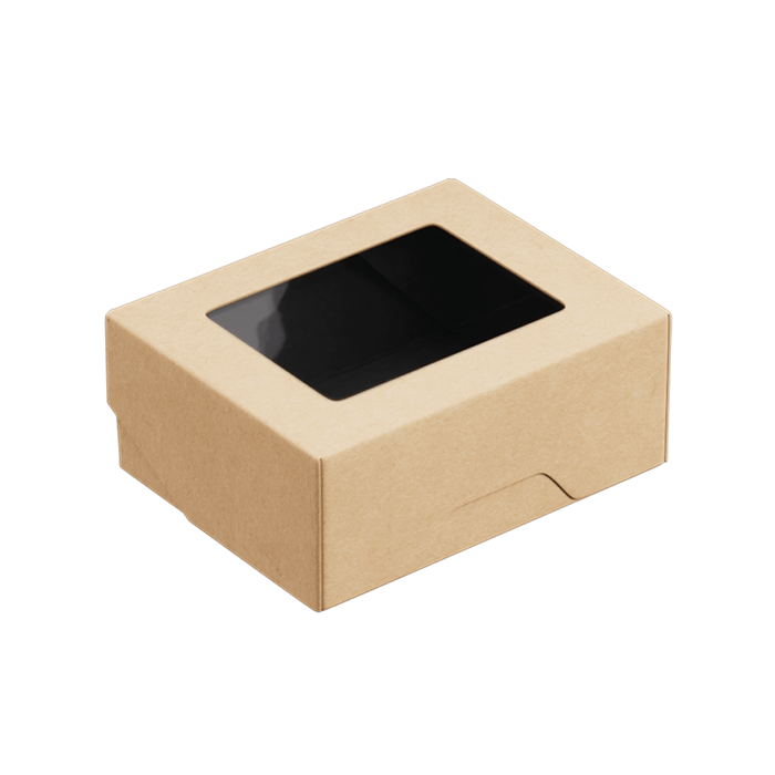 Бумажный контейнер OneBox 350 мл Черный 2301