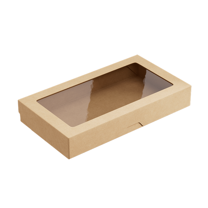 Бумажный контейнер OneBox 1450 мл Крафт 2316