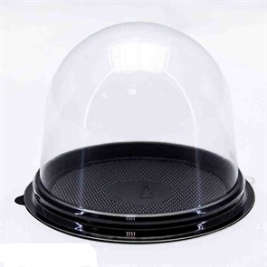 Контейнер для пирожного ПРТ-85 коричневое дно 2306