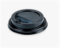 Крышка для стакана бумажного 250 мл. диаметр 80 мм. чёрная (матовая) 2370
