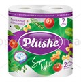 Полотенце бумажное "PLUSHE SUPER LIGHT" 2 слоя, 2 рулона, 10 метров, белый 1/12 2438