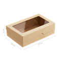 Бумажный контейнер OneBox 1900 мл Крафт 2393